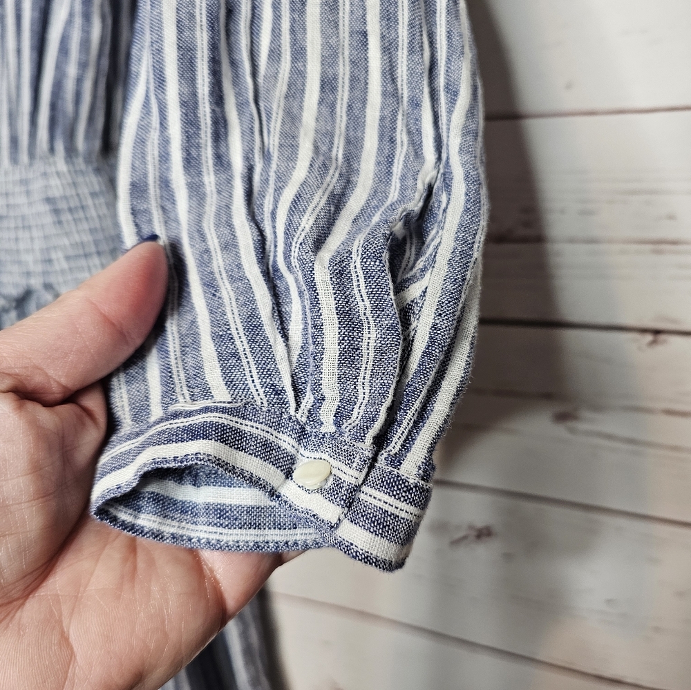 Rails Jasmine Striped Linen Blend Mini Dress - image 5